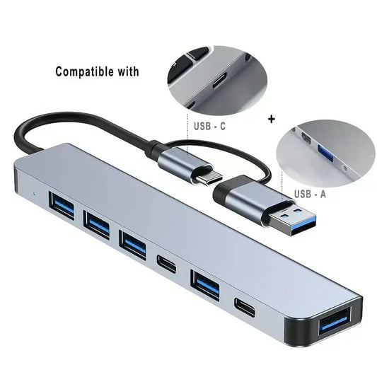 USB-C HUB Type-C Splitter Thunderbolt 3 Dock Laptop Adapter
